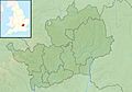 Hertfordshire UK relief location map
