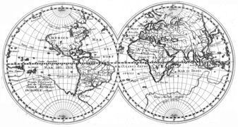 Hessel Gerritsz - Worldmap of 1612 including the discovery of La Austrialia del Espiritu Santo by Pedro Fernandes de Queirós