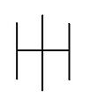 IH Monogram with iota and eta superimposed