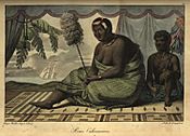 Kaahumanu with servant