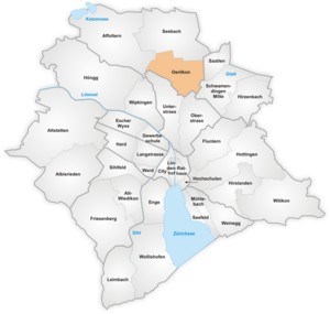 Karte Quartier Oerlikon