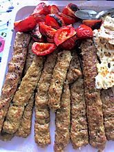 Kebab koobideh persian