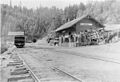 Laurel, CA with the portal for the Glenwood Tunnel (Tunnel 3) in background