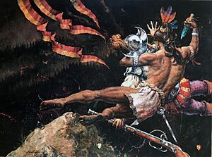 Lempira pintura de oleo sobre lienzo