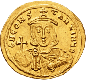 Leo III with Constantine V (reverse)