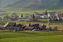 Linden 04 Linden (BE) – Generalansicht mit Umgebung