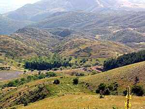 Lykaion looking East