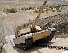 M1A2 Abrams ramp test at YPG
