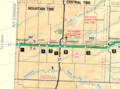 Map of Sherman Co, Ks, USA