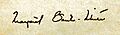 Margaret Bourke-White's signature