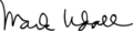 Mark Udall Signature