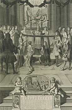 Marriage of the Duke of Bourbon to Mademoiselle de Nantes, 1685