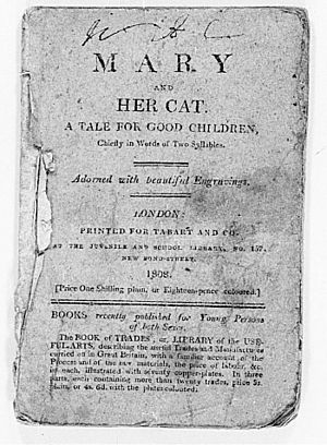 Cover of the 1808 edition of Mary and Her Cat