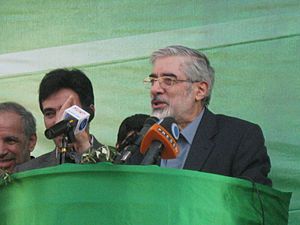 Mir Hossein Mousavi in Zanjan by Mardetanha 0904