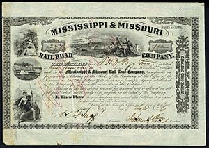 Mississippi and Missouri RR 1856