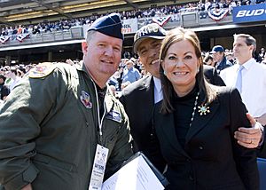 New York Air National Guard Major with Giulianis