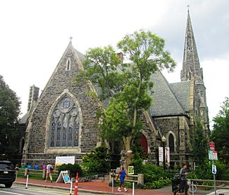 Old Cambridge Baptist Church from Massachusetts Avenue, Cambridge, Massachusetts.jpg