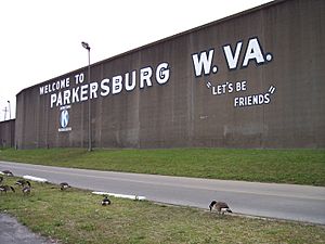 Parkersburg West Virginia floodwall