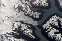 Perito Moreno Glacier - Satelite - NASA - ISS004-E-9707