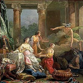Pierre, Jean-Baptiste Marie - Mercury, Herse and Aglauros - 1763