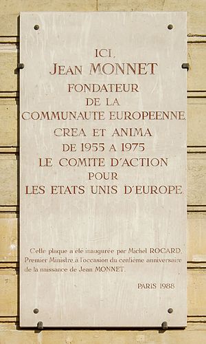 Jean Monnet Facts for Kids