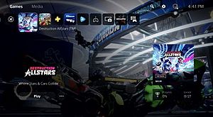 PlayStation 5 Home Screen