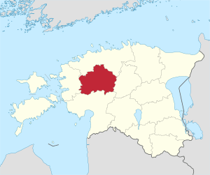 Location of Rapla County