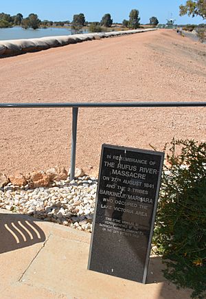Rufus River massacre memorial
