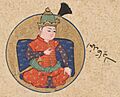 Ruler Aḥmad Sāmānī from the genealogy (silsilanāma), Cream of Histories (Zübdet-üt Tevarih, 1598)