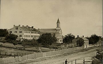 Sacred Heart Convent and Saint Charles Borromeo Catholic Church in Saint Charles
