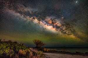 Scout Key Milky Way in April 2018