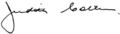 Signature Judith Collins