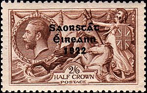Stamp irl 1922 2N6se