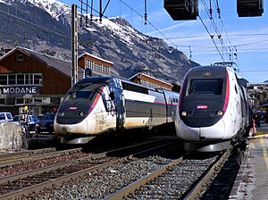 TGV Hiver pour Quimper et Paris à Modane (février 2020) 2