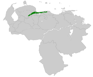 Tangara rufigenis map.svg