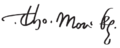 Thomas More Signature