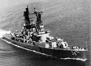 USS John S McCain (DDG-36) underway in 1969