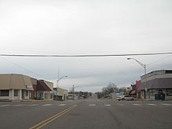 Meeker as seen from U.S. Highway 62.