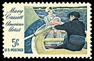 United States postage stamp honoring Mary Cassatt (1966)