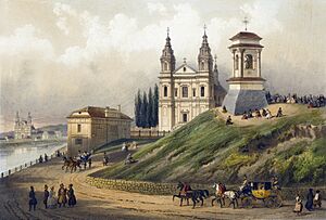 Vilnia, Śnipiški, Jezuicki. Вільня, Сьніпішкі, Езуіцкі (L. Bichebois, 1848-49)