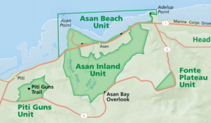 War in the Pacific National Historical Park - northern units