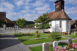 Weiach - Kirchenbezirk, Büelstrasse 17 - Kirche - Friedhof 2011-09-15 10-34-38 ShiftN.jpg