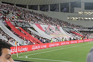 Zamalek fans tifo