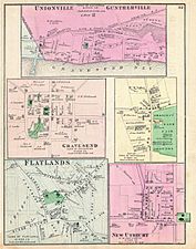 1873 Beers Map of Gravesend, Flatlands, New Utrecht and Unionville, Brooklyn, New York City - Geographicus - UnionvilleGuntherville-beers-1873