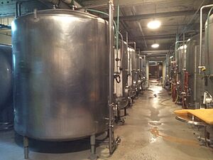 Anchor Brewing Company conditioning tanks