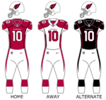 Arizona Cardinals Uniforms 2010-2016