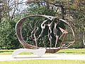 Awen sculpture, Royal Welsh College of Music and Drama.JPG