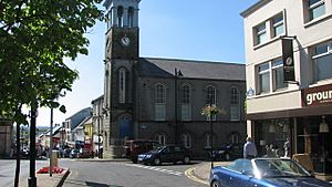 Ballymoney Town Clock and masonic Hall