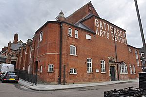 Battersea Town Hall - rear elevation