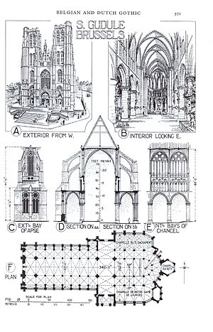 Belgian and Dutch Gothic 571 S Gudles - Brussels